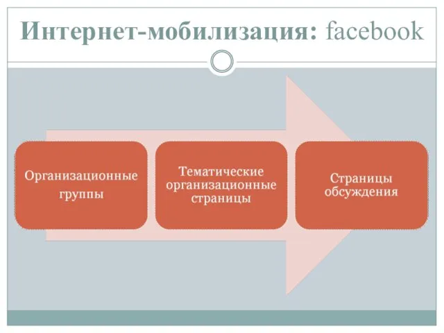 Интернет-мобилизация: facebook