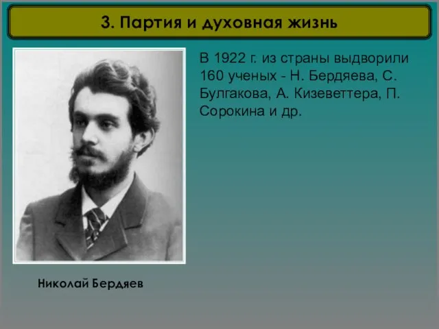 Николай Бердяев В 1922 г. из страны выдворили 160 ученых - Н.