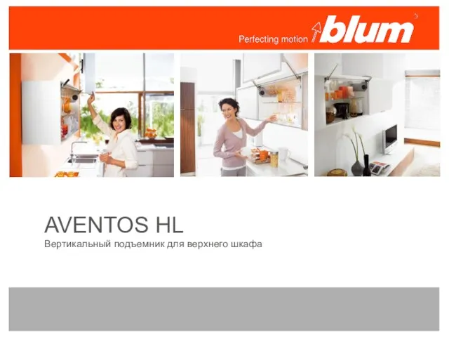 AVENTOS HL Вертикальный подъемник для верхнего шкафа