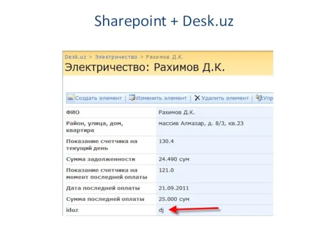 Sharepoint + Desk.uz