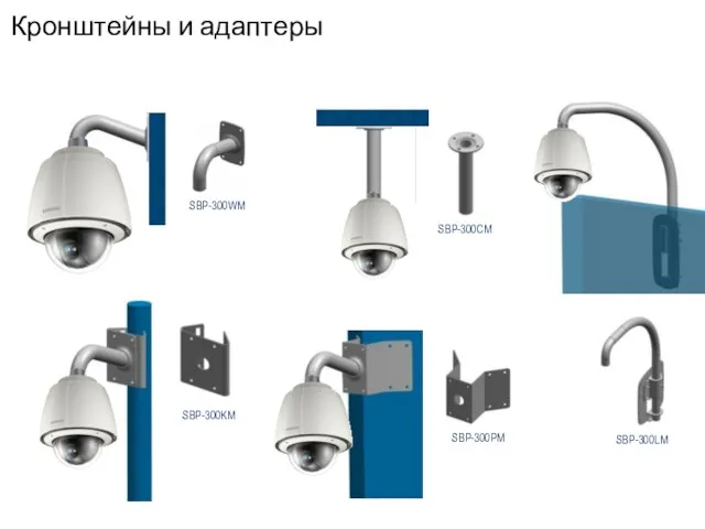 SBP-300WM SBP-300CM SBP-300PM SBP-300KM SBP-300LM Кронштейны и адаптеры