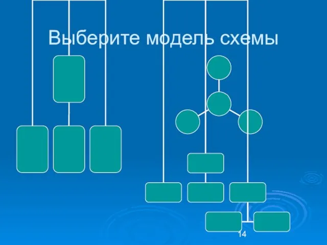 Выберите модель схемы