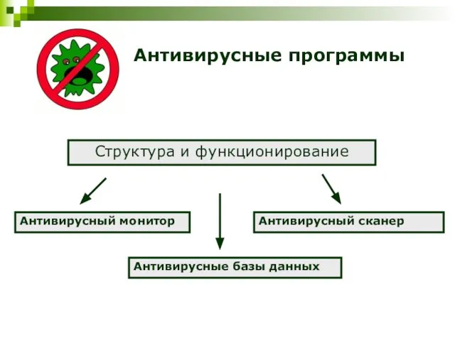 Антивирусные программы Структура и функционирование