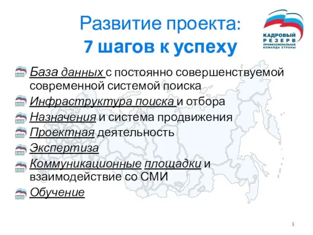 Развитие проекта: 7 шагов к успеху База данных с постоянно совершенствуемой современной