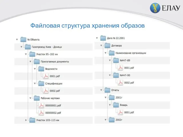 Файловая структура хранения образов