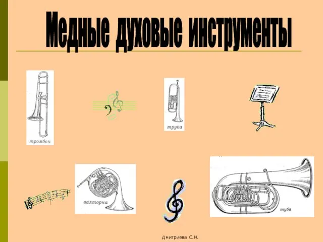 Медные духовые инструменты Дмитриева С.Н.