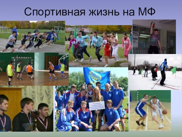 Спортивная жизнь на МФ