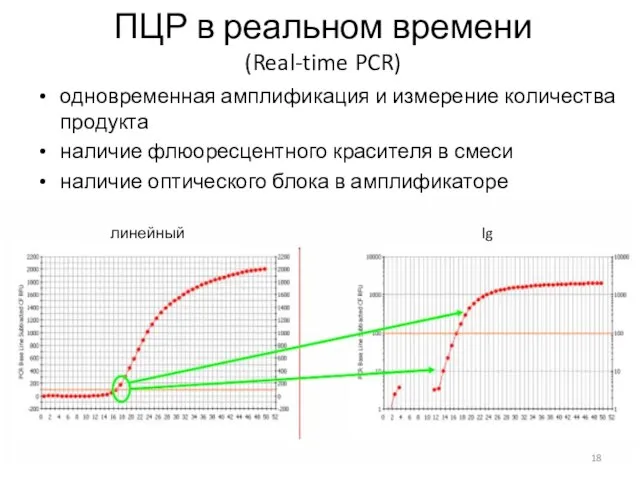 ПЦР в реальном времени (Real-time PCR) одновременная амплификация и измерение количества продукта