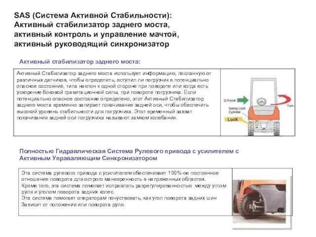 SAS (Система Активной Стабильности): Активный стабилизатор заднего моста, активный контроль и управление