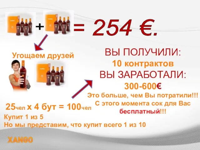 = 254 €. + ВЫ ПОЛУЧИЛИ: 10 контрактов ВЫ ЗАРАБОТАЛИ: 300-600€ Это