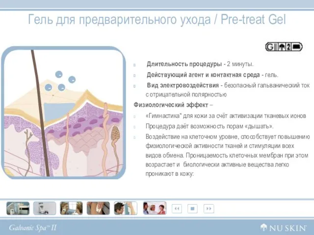 Гель для предварительного ухода / Pre-treat Gel Длительность процедуры - 2 минуты.