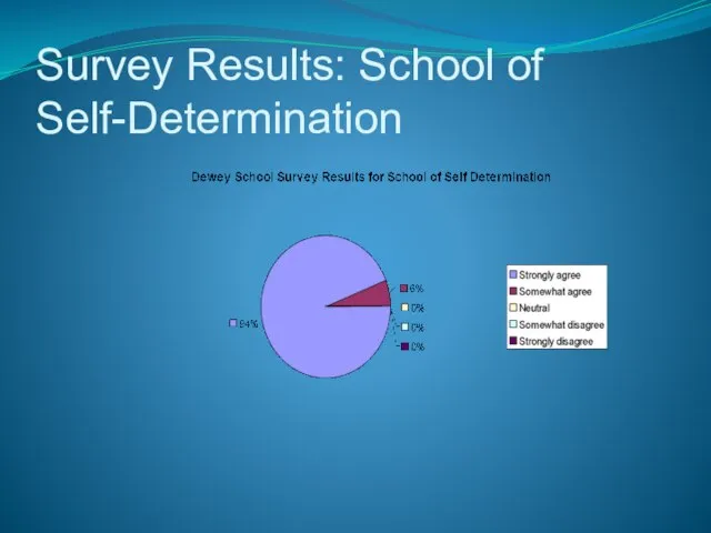 Survey Results: School of Self-Determination