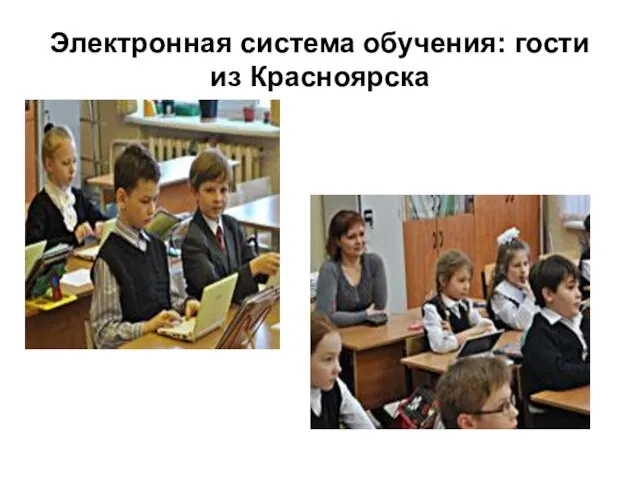 Электронная система обучения: гости из Красноярска