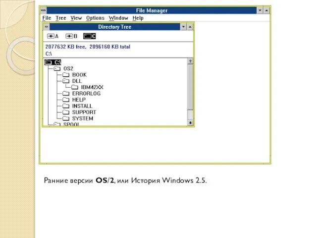 Ранние версии OS/2, или История Windows 2.5.