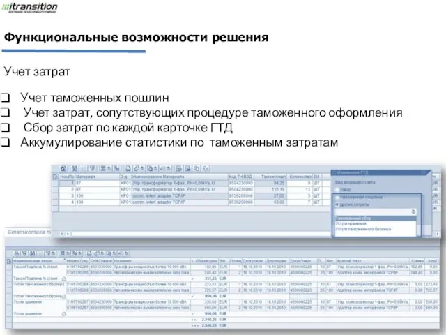 Учет затрат Учет таможенных пошлин Учет затрат, сопутствующих процедуре таможенного оформления Сбор