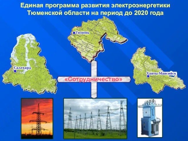 Единая программа развития электроэнергетики Тюменской области на период до 2020 года «Сотрудничество»