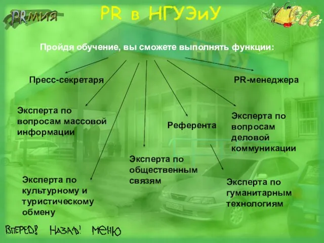 Эксперта по культурному и туристическому обмену Пройдя обучение, вы сможете выполнять функции: