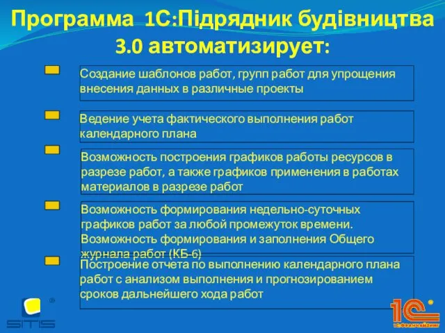 Программа 1С:Підрядник будівництва 3.0 автоматизирует: Создание шаблонов работ, групп работ для упрощения