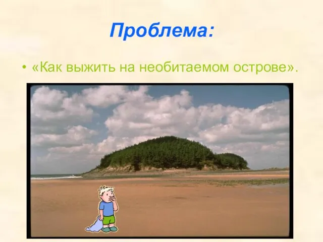 Проблема: «Как выжить на необитаемом острове».