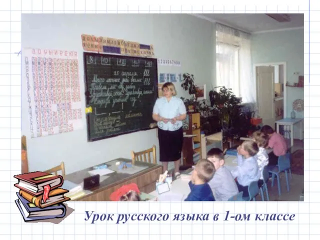Урок русского языка в 1-ом классе