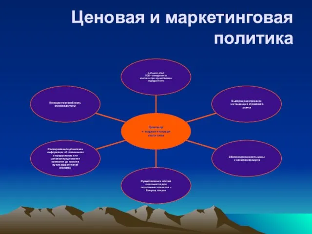 Ценовая и маркетинговая политика