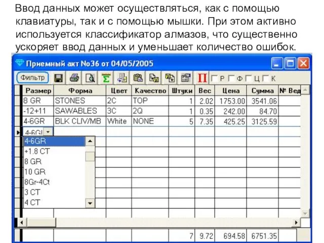 Ввод данных может осуществляться, как с помощью клавиатуры, так и с помощью