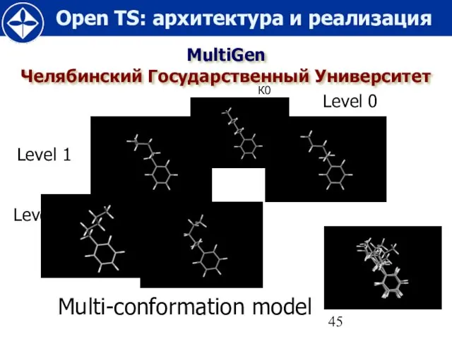 MultiGen Челябинский Государственный Университет Level 0 Level 1 Level 2 Multi-conformation model