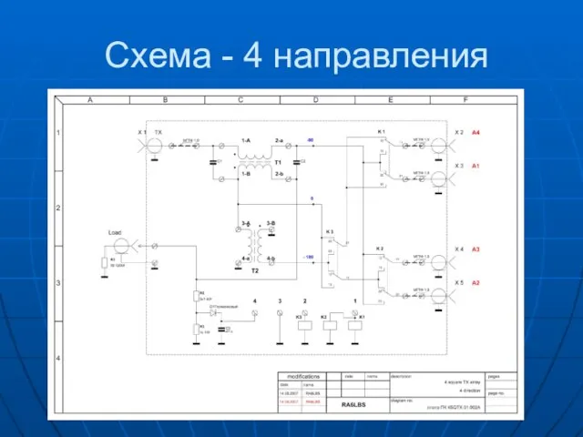 Схема - 4 направления