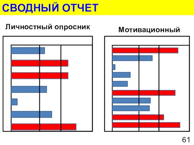 Личностный опросник Мотивационный СВОДНЫЙ ОТЧЕТ