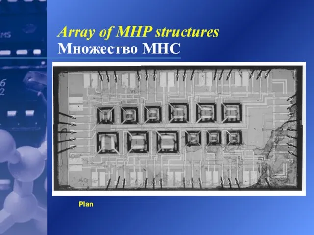Plan Array of MHP structures Множество МНС