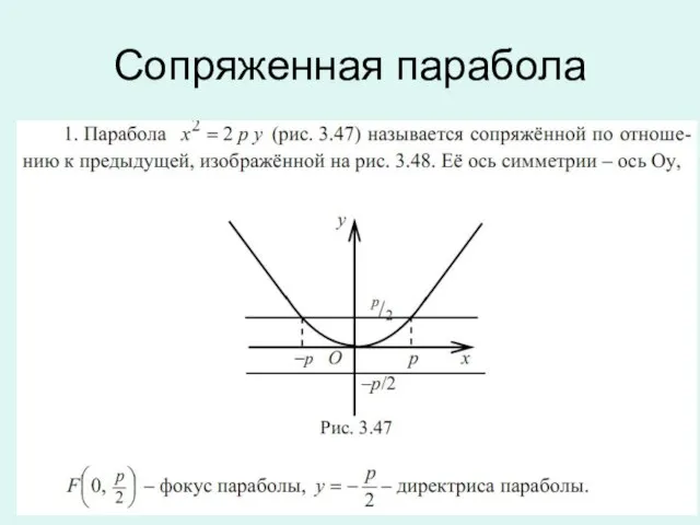 Сопряженная парабола