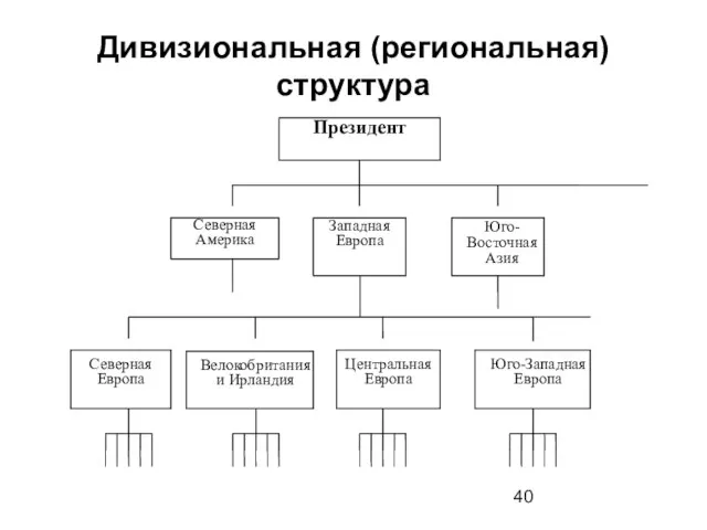 Дивизиональная (региональная) структура