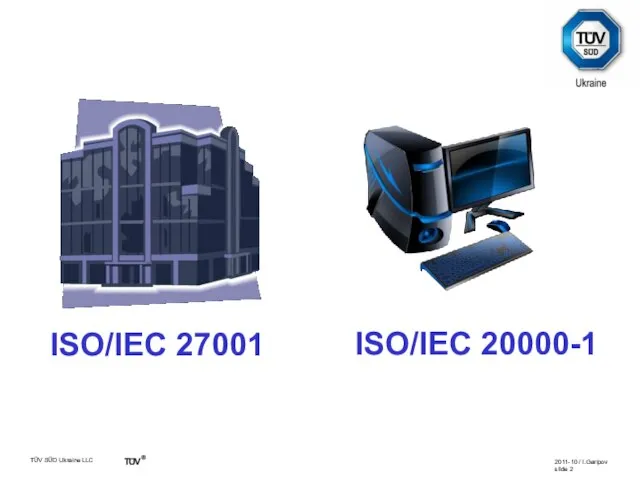 Сравнение ISO 20k vs. ISO 27k ISO/IEC 27001 ISO/IEC 20000-1