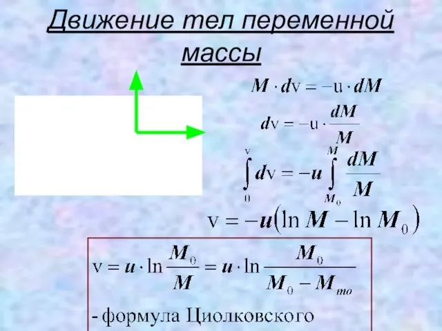 Движение тел переменной массы