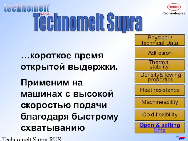 Technomelt Supra RUS / Igor Shiroky …короткое время открытой выдержки. Применим на