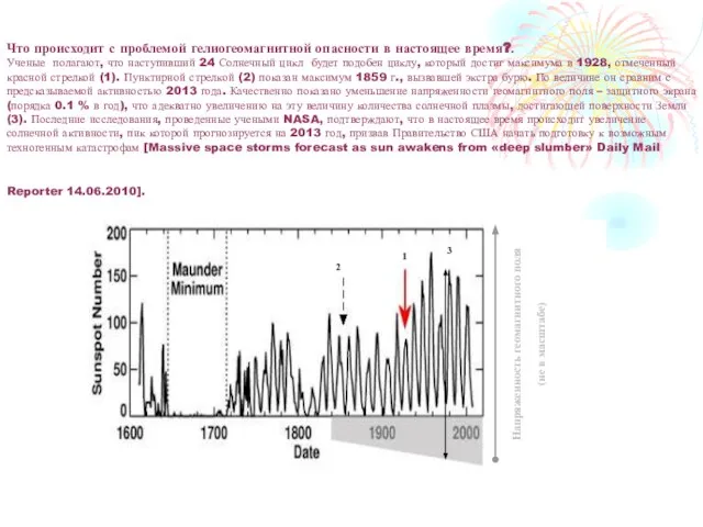 Что происходит с проблемой гелиогеомагнитной опасности в настоящее время?. Ученые полагают, что