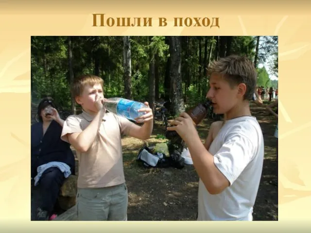 Пошли в поход