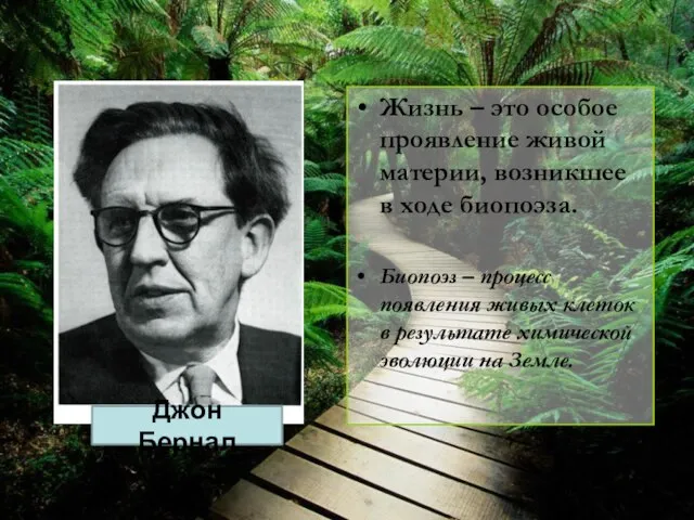 Жизнь – это особое проявление живой материи, возникшее в ходе биопоэза. Биопоэз