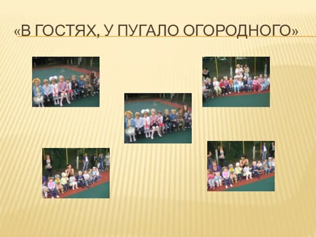 «В ГОСТЯХ, У ПУГАЛО ОГОРОДНОГО»