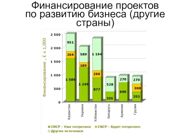 Финансирование проектов по развитию бизнеса (другие страны)