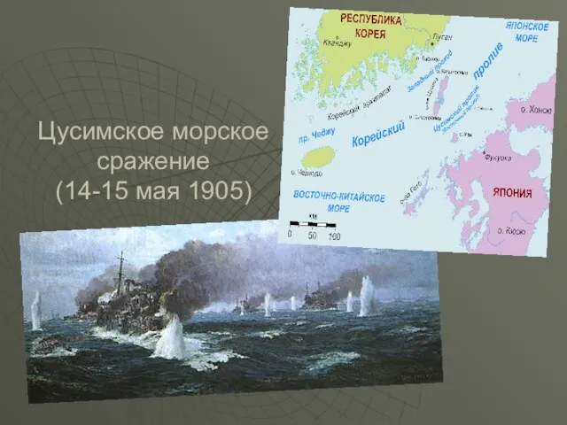 Цусимское морское сражение (14-15 мая 1905)