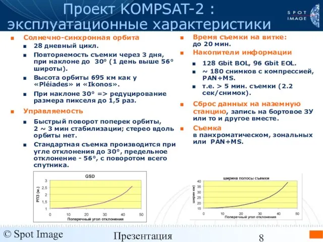 © Spot Image 2006 Презентация KOMPSAT-2 - январь 2006 Проект KOMPSAT-2 :