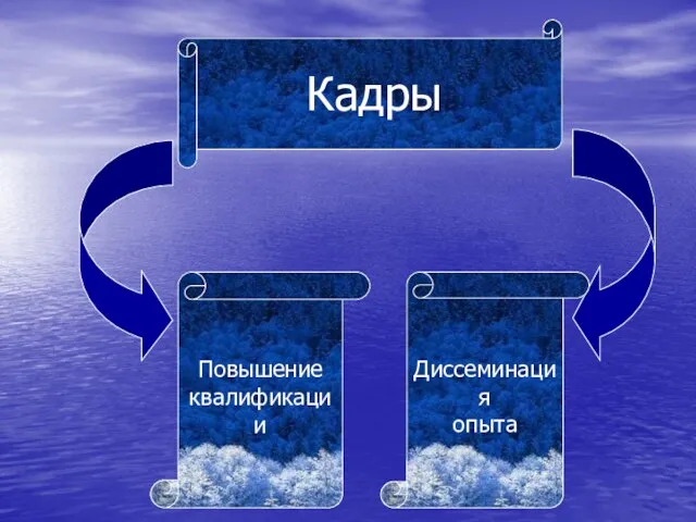 Кадры Повышение квалификации Диссеминация опыта