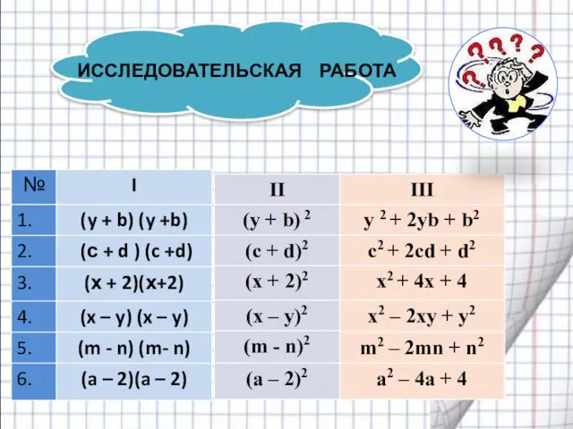 ИССЛЕДОВАТЕЛЬСКАЯ РАБОТА