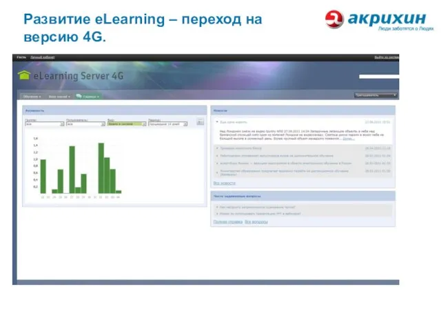 Развитие eLearning – переход на версию 4G.