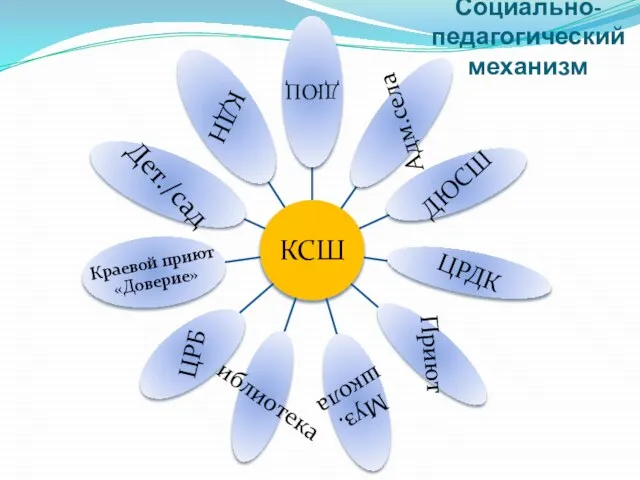 Социально- педагогический механизм