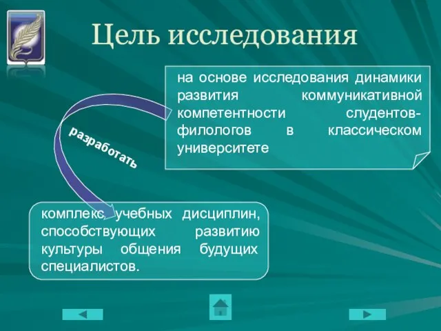 разработать Цель исследования комплекс учебных дисциплин, способствующих развитию культуры общения будущих специалистов.