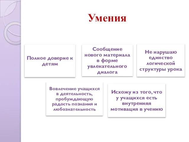 Умения