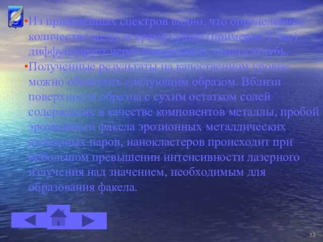 Из приведенных спектров видно, что определенное количество меди за время сушки (примерно