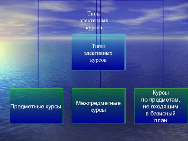 Типы элективных курсов